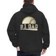 Number One Baseball Dad Fathers Day Baseball Player Dad Papa Men's Hoodie Back Print Number One Baseball Dad Fathers Day Baseball Player Dad Papa Men's Hoodie Back Print