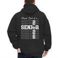 Senior 2026 Baseball Dad Class Of 2026 Proud Dad Men's Hoodie Back Print Senior 2026 Baseball Dad Class Of 2026 Proud Dad Men's Hoodie Back Print
