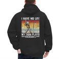 My Son Plays Baseball I Have No Life Baseball Dad Fun Men's Hoodie Back Print My Son Plays Baseball I Have No Life Baseball Dad Fun Men's Hoodie Back Print