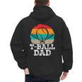 T-Ball Dad Ball Dad Fathers Day Baseball Dad Men's Hoodie Back Print T-Ball Dad Ball Dad Fathers Day Baseball Dad Men's Hoodie Back Print