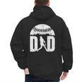 Vintage Baseball Dad Clothing Daddy Father's Day Men's Hoodie Back Print Vintage Baseball Dad Clothing Daddy Father's Day Men's Hoodie Back Print
