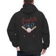 Vintage Baseball Dad Father's Day Birthday Matching Family Men's Hoodie Back Print Vintage Baseball Dad Father's Day Birthday Matching Family Men's Hoodie Back Print