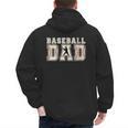 Vintage Baseball Dad Men's Hoodie Back Print Vintage Baseball Dad Men's Hoodie Back Print