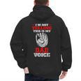 Vintage I'm Not Yelling This Is My Baseball Dad Voice Men's Hoodie Back Print Vintage I'm Not Yelling This Is My Baseball Dad Voice Men's Hoodie Back Print