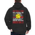 Vintage Softball Dad Like A Baseball Dad US Flag Men's Hoodie Back Print Vintage Softball Dad Like A Baseball Dad US Flag Men's Hoodie Back Print