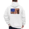 Baseball Coach Baseball Dad American Flag Men's Hoodie Back Print Baseball Coach Baseball Dad American Flag Men's Hoodie Back Print