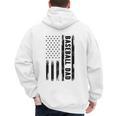 Baseball Dad American Flag Grunge Retro Vintage Father Raglan Baseball Tee Men's Hoodie Back Print Baseball Dad American Flag Grunge Retro Vintage Father Raglan Baseball Tee Men's Hoodie Back Print
