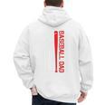 Baseball Dad Baseball American US Flag Baseball Sport Team Premium Men's Hoodie Back Print