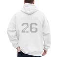 BASEBALL DAD CLASS OF 2026 BASEBALL DAD 26 SWAG CLASS 26 Premium Men's Hoodie Back Print BASEBALL DAD CLASS OF 2026 BASEBALL DAD 26 SWAG CLASS 26 Premium Men's Hoodie Back Print