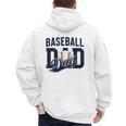 Baseball Dad Daddy Papa Men's Hoodie Back Print Baseball Dad Daddy Papa Men's Hoodie Back Print