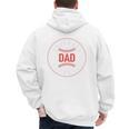 Baseball Dad Father Family Matching Premium Men's Hoodie Back Print