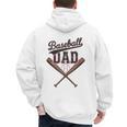 Baseball Dad Father's Day Baseball Daddy Game Day Toddlers Men's Hoodie Back Print Baseball Dad Father's Day Baseball Daddy Game Day Toddlers Men's Hoodie Back Print