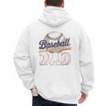 Baseball Dad Father's Day Sports Baseball Lover Premium Men's Hoodie Back Print Baseball Dad Father's Day Sports Baseball Lover Premium Men's Hoodie Back Print
