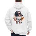 Baseball Dad Gnome Grandpa For Men Baseball Hot Dog Men's Hoodie Back Print Baseball Dad Gnome Grandpa For Men Baseball Hot Dog Men's Hoodie Back Print