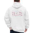 Baseball Dad Happy Fathers Day For Men Boys Baseball Lovers Premium Men's Hoodie Back Print