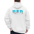 Baseball Dad Ice Cream Drip Happy Fathers Day Premium Men's Hoodie Back Print Baseball Dad Ice Cream Drip Happy Fathers Day Premium Men's Hoodie Back Print