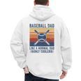 Baseball Dad Like A Normal Dad Only Cooler Premium Men's Hoodie Back Print Baseball Dad Like A Normal Dad Only Cooler Premium Men's Hoodie Back Print