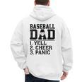 Baseball Dad Parent Of Player Family Sports Fan Lover Men's Hoodie Back Print Baseball Dad Parent Of Player Family Sports Fan Lover Men's Hoodie Back Print