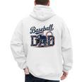 Baseball Dad Proud Fathers Sports Gear Men's Hoodie Back Print