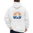 Baseball Dad Like a Regular Dad But Cooler Premium Men's Hoodie Back Print