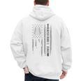 Baseball Dad Silhouette Bat Flag Stars Premium Men's Hoodie Back Print Baseball Dad Silhouette Bat Flag Stars Premium Men's Hoodie Back Print