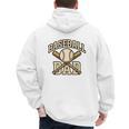 Baseball Dad Sports With Bats And Ball Graphic Premium Men's Hoodie Back Print Baseball Dad Sports With Bats And Ball Graphic Premium Men's Hoodie Back Print