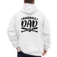 Baseball Dad Baseball Sports Men's Hoodie Back Print