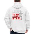 Baseball Dad Teach Kids Hit And Steal Softball Game Premium Tri-Blend Men's Hoodie Back Print Baseball Dad Teach Kids Hit And Steal Softball Game Premium Tri-Blend Men's Hoodie Back Print