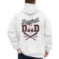 Baseball Daddy Father's Day Baseball Season Vintage Game Day Men's Hoodie Back Print Baseball Daddy Father's Day Baseball Season Vintage Game Day Men's Hoodie Back Print