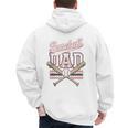 Best Baseball Dad Ever Vintage Baseball Daddy Father's Day Men's Hoodie Back Print Best Baseball Dad Ever Vintage Baseball Daddy Father's Day Men's Hoodie Back Print