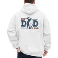 Best Dad By PAR Baseball Dad Men's Hoodie Back Print