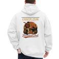 Coach Of The Year – Baseball Dad Every Year Premium Men's Hoodie Back Print