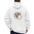 Father Of The Birthday Girl Baseball Dad Leopard Heart Premium Tri-Blend Men's Hoodie Back Print Father Of The Birthday Girl Baseball Dad Leopard Heart Premium Tri-Blend Men's Hoodie Back Print