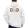 Fathers Day Baseball Player Baseball Dad Premium Men's Hoodie Back Print