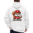 Game Day Baseball Dad Baseball Mam Father's Day Raglan Baseball Tee Men's Hoodie Back Print Game Day Baseball Dad Baseball Mam Father's Day Raglan Baseball Tee Men's Hoodie Back Print