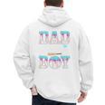 Ice Cream Baseball Dad Birthday Boy Drip Bat Sweet Baseball Premium Men's Hoodie Back Print