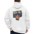 Proud Baseball Dad Game Day Sports-Loving Coach Fathers Premium Men's Hoodie Back Print