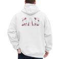 Retro Baseball Dad Daddy Father Happy Fathers Day Men Guys Premium Men's Hoodie Back Print Retro Baseball Dad Daddy Father Happy Fathers Day Men Guys Premium Men's Hoodie Back Print