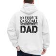 Retro Baseball Dad My Favorite Baseball Player Calls Me Dad Men's Hoodie Back Print Retro Baseball Dad My Favorite Baseball Player Calls Me Dad Men's Hoodie Back Print