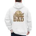 Retro Vintage Baseball Dad Summer Sports Lover Fathers Day Premium Men's Hoodie Back Print Retro Vintage Baseball Dad Summer Sports Lover Fathers Day Premium Men's Hoodie Back Print