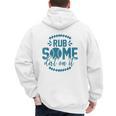 Rub Some Dirt On It Sports Coach Fans Baseball Dad Men's Hoodie Back Print Rub Some Dirt On It Sports Coach Fans Baseball Dad Men's Hoodie Back Print