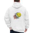 Softball Dad Like a Baseball Dad With Bigger Balls Premium Men's Hoodie Back Print Softball Dad Like a Baseball Dad With Bigger Balls Premium Men's Hoodie Back Print