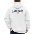 Vintage Lake Mary Florida Baseball Dad Lovers An Fans Men's Hoodie Back Print