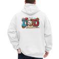 Women's Baseball Dad Father's Day Softball Baseball Player Coach Men Men's Hoodie Back Print