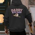 1st One Birthday Baseball Dad Daddy Of The Rookie Vintage Men's Hoodie Back Print 1st One Birthday Baseball Dad Daddy Of The Rookie Vintage Men's Hoodie Back Print