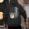 Baseball Dad America Flag Vintage Christmas Xmas Men's Hoodie Back Print Baseball Dad America Flag Vintage Christmas Xmas Men's Hoodie Back Print