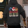 Baseball Dad Camo Father's Day Baseball Stuff Men Men's Hoodie Back Print Baseball Dad Camo Father's Day Baseball Stuff Men Men's Hoodie Back Print