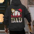 Baseball Dad Camo Husband Fathers Day Player Coach Dad Son Men's Hoodie Back Print