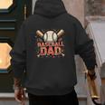 Baseball Dad Camouflage Tee For Proud Fathers Men's Hoodie Back Print