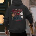 Baseball Dad And Chill Funny For Baseball Lovers Men's Hoodie Back Print